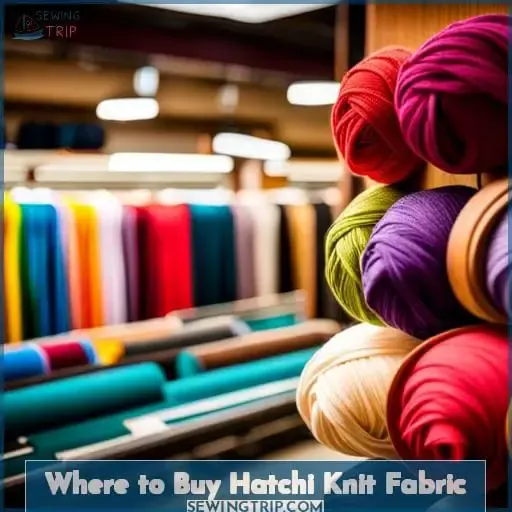 Where to Buy Hatchi Knit Fabric