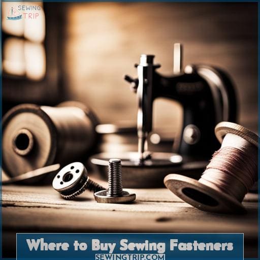 Where to Buy Sewing Fasteners