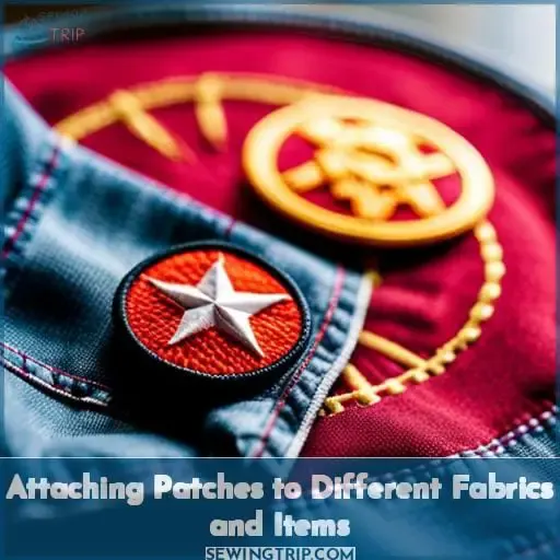 Attaching Patches to Different Fabrics and Items