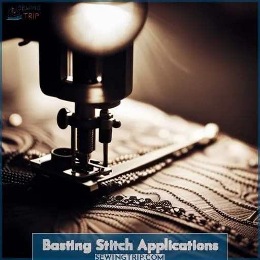 Basting Stitch Applications