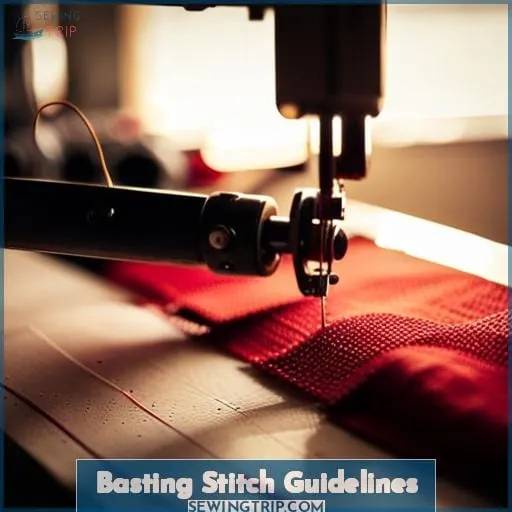 Basting Stitch Guidelines