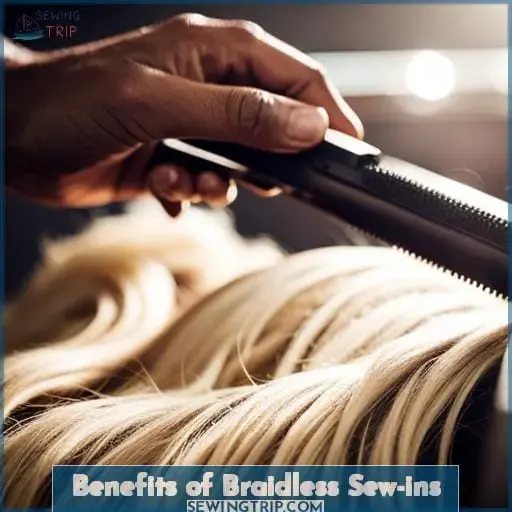 Benefits of Braidless Sew-ins