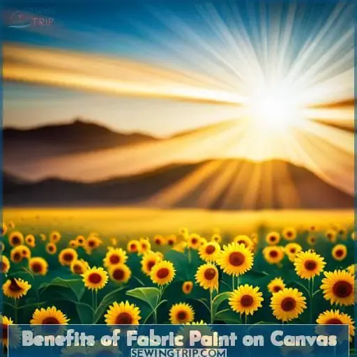 Benefits of Fabric Paint on Canvas