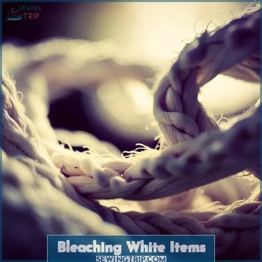Bleaching White Items