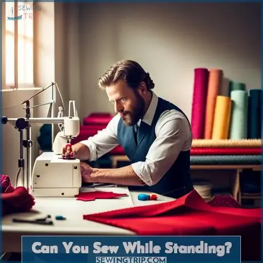 Can You Sew While Standing