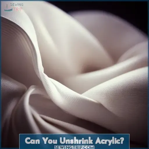 Can You Unshrink Acrylic