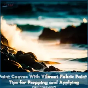 can you use fabric paint on canvas