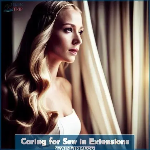 Caring for Sew in Extensions