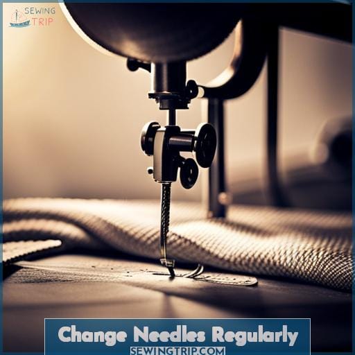 Change Needles Regularly