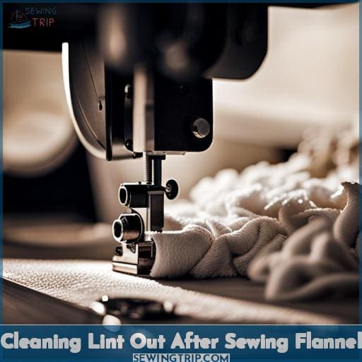Cleaning Lint Out After Sewing Flannel Cleaning Lint Out After Sewing Flannel