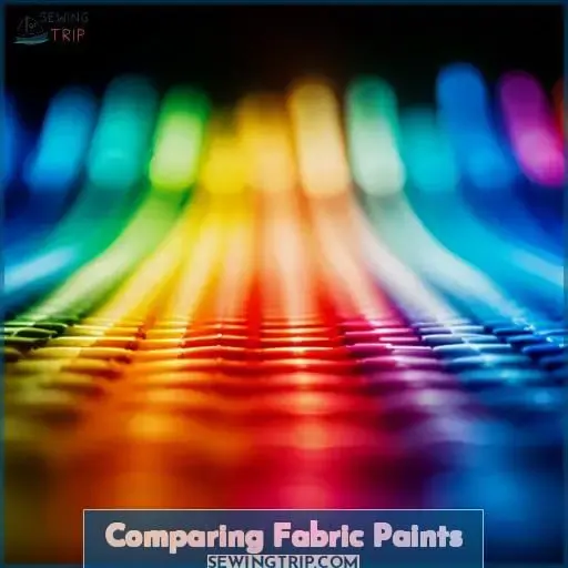Comparing Fabric Paints