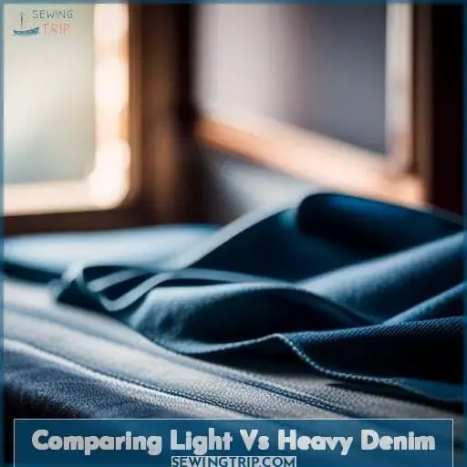 Comparing Light Vs Heavy Denim