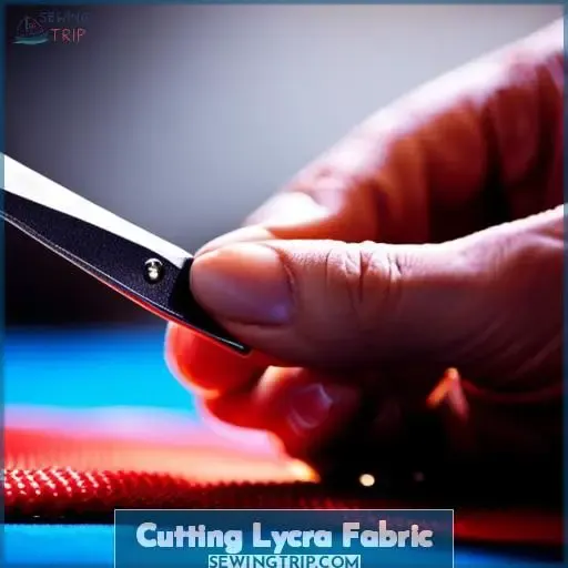 Cutting Lycra Fabric