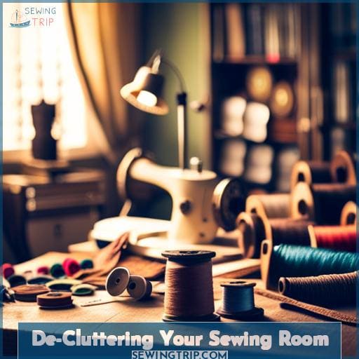 De-Cluttering Your Sewing Room