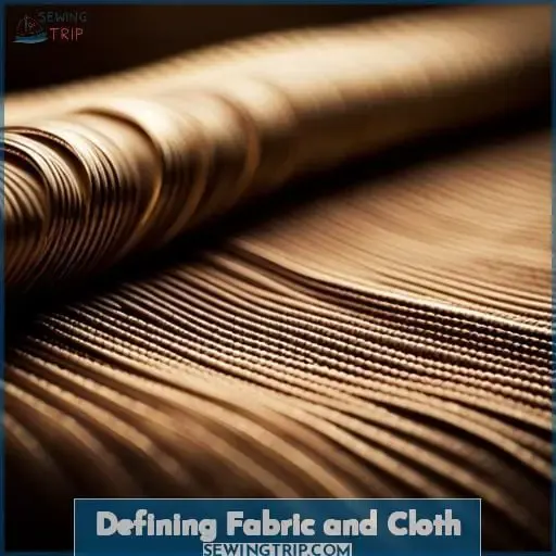 Defining Fabric and Cloth