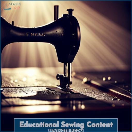 Educational Sewing Content Educational Sewing Content
