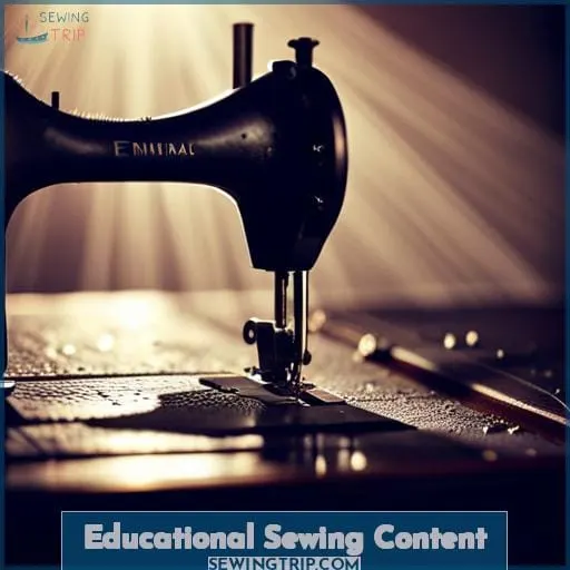 Educational Sewing Content