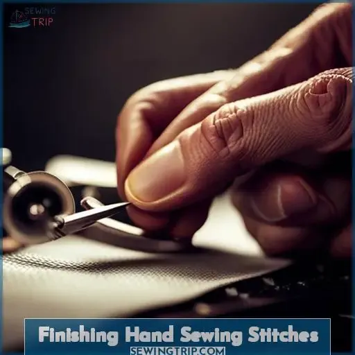 Finishing Hand Sewing Stitches