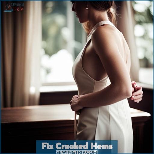 Fix Crooked Hems Fix Crooked Hems