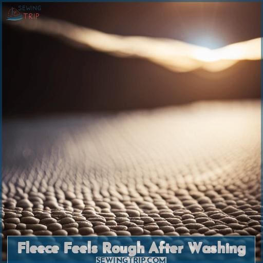 Fleece Feels Rough After Washing Fleece Feels Rough After Washing