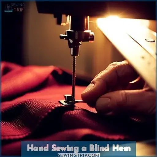 Hand Sewing a Blind Hem