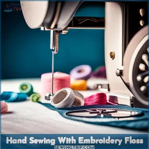 Hand Sewing With Embroidery Floss