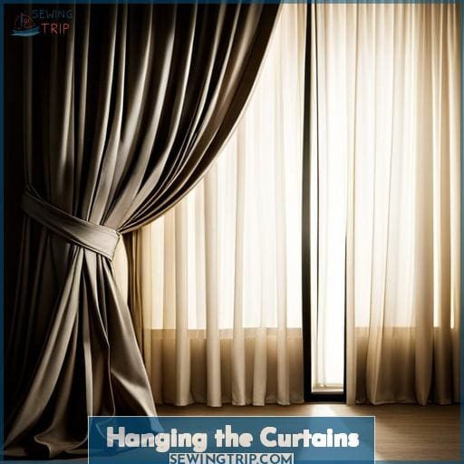 Hanging the Curtains