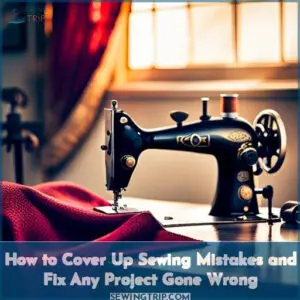 how to cover up sewing mistakes
