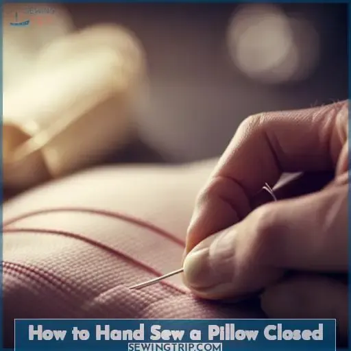 How to Hand Sew a Pillow Closed