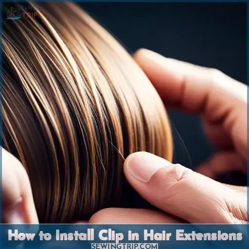 How to Install Clip in Hair Extensions