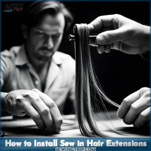 How to Install Sew in Hair Extensions