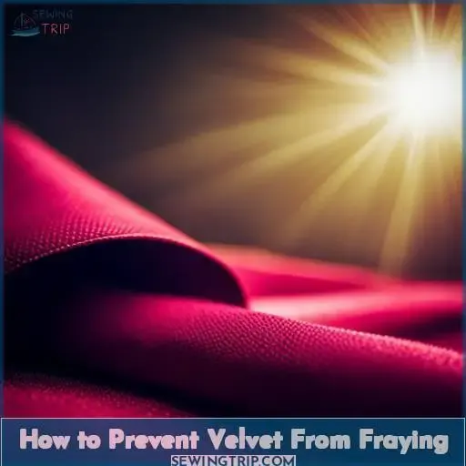 How to Prevent Velvet From Fraying
