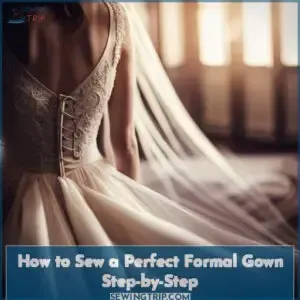 how to sew a formal gown