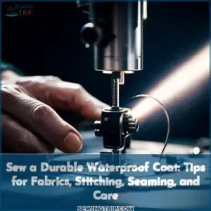 how to sew a waterproof coat