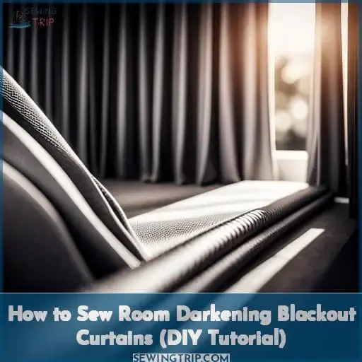 how to sew blackout curtains
