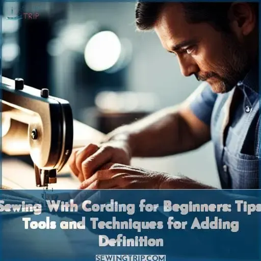 how to sew cording