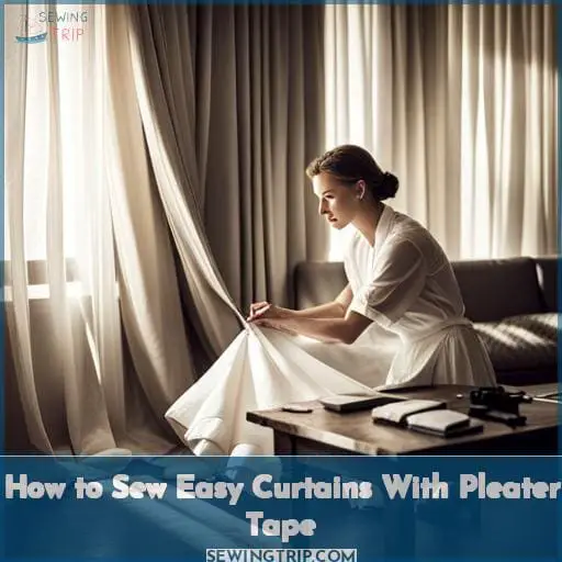How to Sew Easy Curtains With Pleater Tape