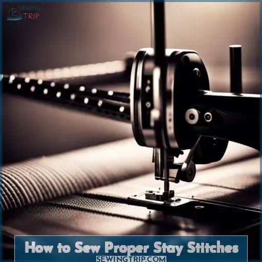 How to Sew Proper Stay Stitches