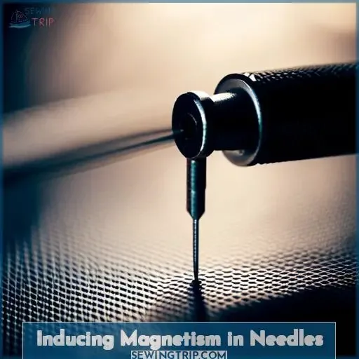 Inducing Magnetism in Needles