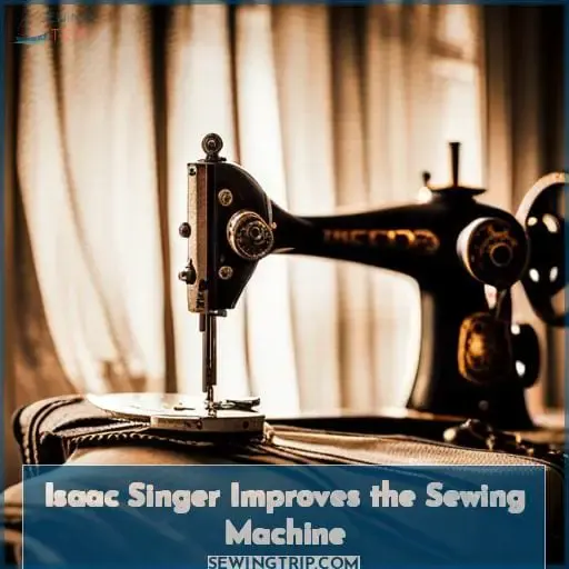 Isaac Singer Improves the Sewing Machine