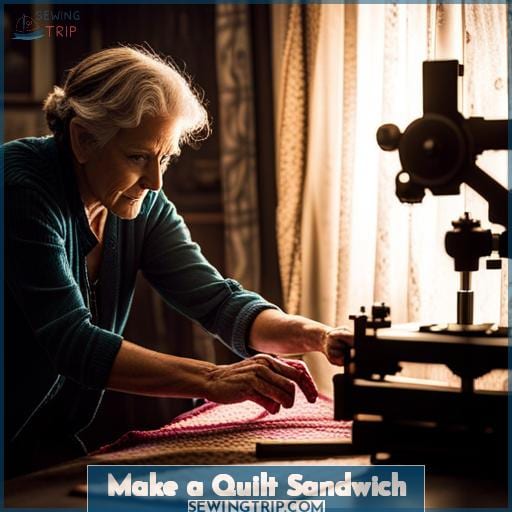 Make a Quilt Sandwich Make a Quilt Sandwich