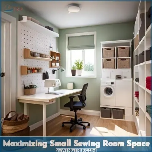 Maximizing Small Sewing Room Space