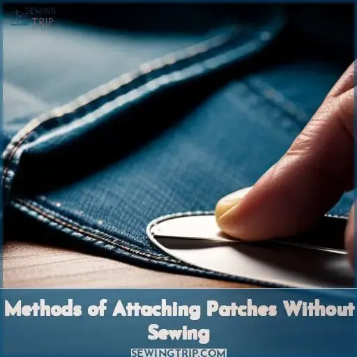 Methods of Attaching Patches Without Sewing
