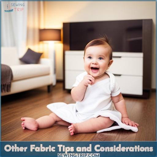Other Fabric Tips and Considerations Other Fabric Tips and Considerations