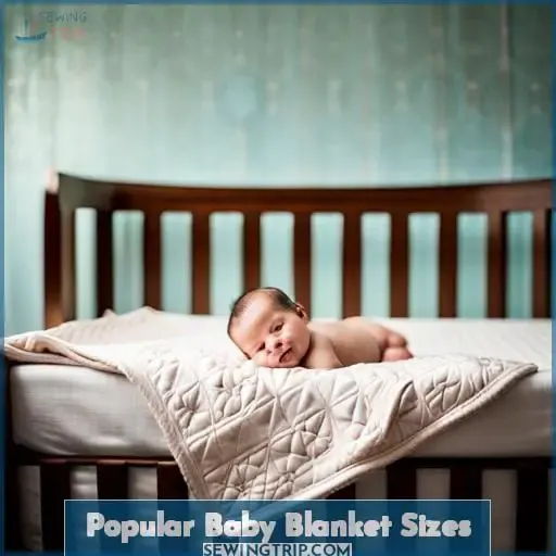 Popular Baby Blanket Sizes