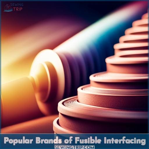 Popular Brands of Fusible Interfacing