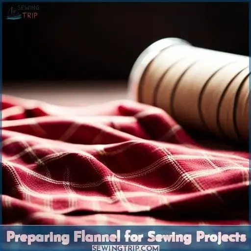 Preparing Flannel for Sewing Projects