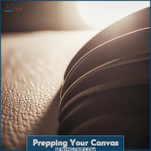 Prepping Your Canvas Prepping Your Canvas