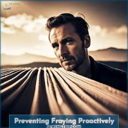Preventing Fraying Proactively