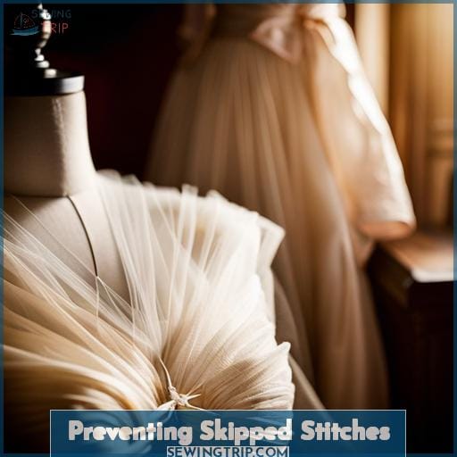 Preventing Skipped Stitches Preventing Skipped Stitches